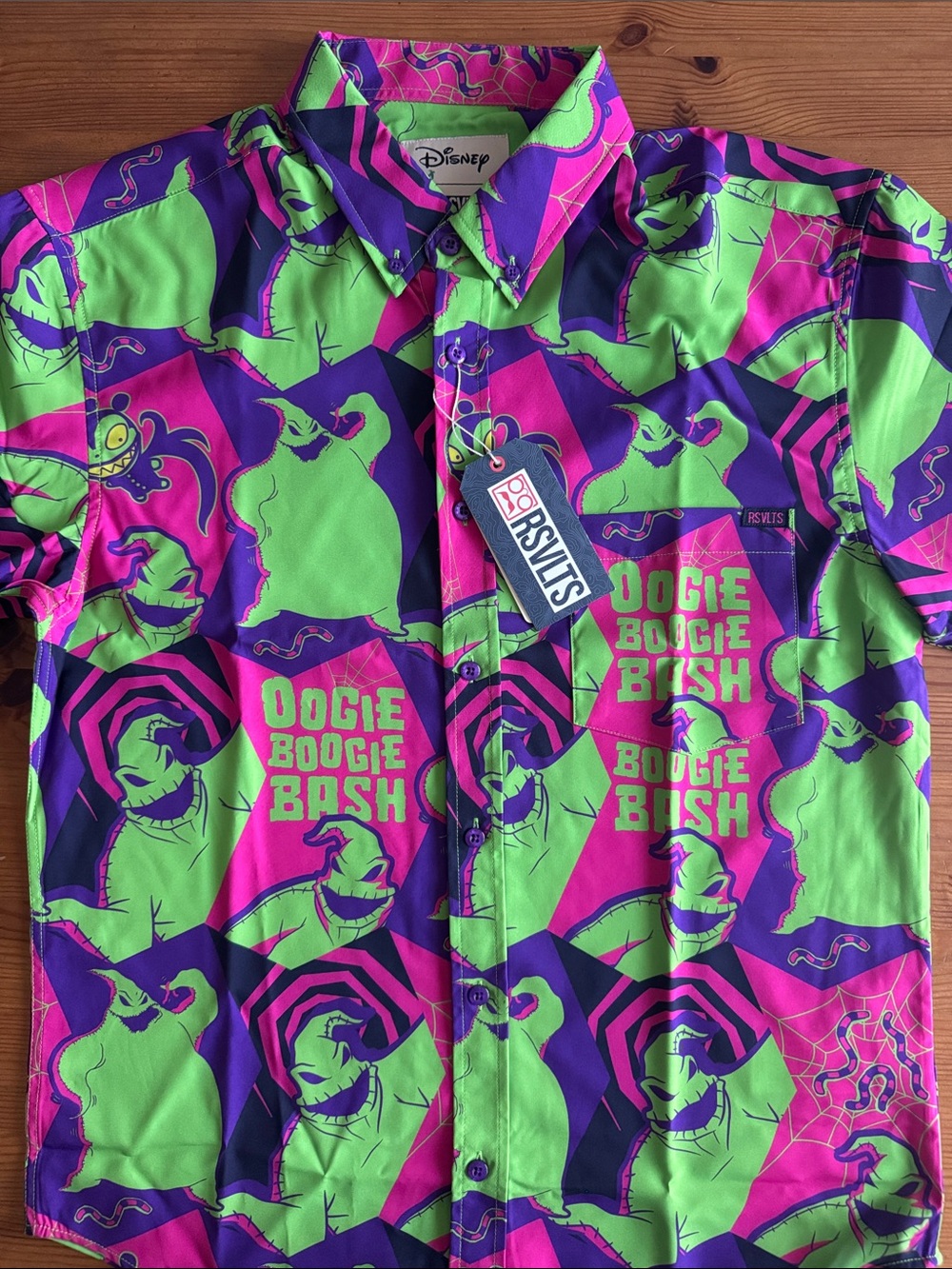 RSVLTS x Disney Oogie Boogie Bash Button-Up Short Sleeves Shirt